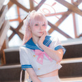 浦和ハナコ『ブルーアーカイブ』／えびびちり（X：@EBICHIRI_cos）、撮影： あいなめ（X：@HokkeIllust）