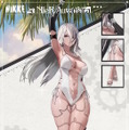 2Bだけじゃない…A2の水着衣装もムチムチセクシー！『勝利の女神：NIKKE』×『ニーア』コラボ復刻の新コスチュームが指揮官を惑わす