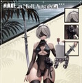 2Bだけじゃない…A2の水着衣装もムチムチセクシー！『勝利の女神：NIKKE』×『ニーア』コラボ復刻の新コスチュームが指揮官を惑わす