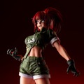 『KOF』より「覚醒レオナ」が山下しゅんや氏の描きおろしで立体化！狂気の表情や深紅の髪、全体の影塗装でただならぬ雰囲気に