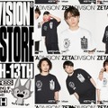 「ZETA DIVISION」初のポップアップストア、4周年記念で渋谷に登場―限定Tシャツの先行販売など実施