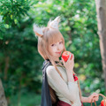 ホロ「狼と香辛料」／まゆろん（X：@mayu_ronne）