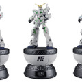 ガンダムベース限定「実物大ユニコーンガンダム立像」フィギュアが、ガシャポンに登場！カプセルを組み替えることで台座に変形し、全高約17cmの大迫力に
