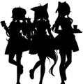 このシルエットは…ホロライブが「ウェンディーズ・ファーストキッチン」とコラボ？ 白上フブキ、不知火フレア、角巻わためらしき画像がお披露目