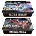「RX-78-2 ガンダム」や「ジークアクス」のガンプラパッケージアートを使用！お菓子入りの缶2商品がプレバンにて予約受付実施