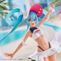 健康的な日焼け姿の「初音ミク」！「レーシングミク2024」公式イラストのフィギュアが8月上旬よりアミューズメント施設にて展開