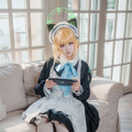 才羽ミドリ（メイドver.）『ブルーアーカイブ』／lunana（X：@lunananya）