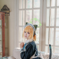 才羽ミドリ（メイドver.）『ブルーアーカイブ』／lunana（X：@lunananya）