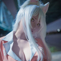 ブラック羽川「猫物語」／雨路おじさん（X：@URUR__s）