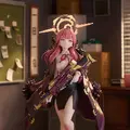 スカートからのぞく太もも！『ブルアカ』アルがフィギュア化ーニコッと笑った差し替え表情パーツなど、クールな「アウトロー」の魅力を表現