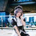 「魔法メイドカフェ  マジカルロリポップ」メイド服（本人デザイン）／月海つくね（X：@XaiabP）