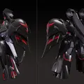 「機動戦艦ナデシコ」より漆黒の機体「ブラックサレナ」プラモが再販！差し替えなしで「エステバリス」の内蔵ギミックまで再現された豪華仕様