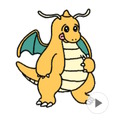 『ポケモン』が「おぱんちゅうさぎ」の可哀想に！先生とコラボ！お腹の肉が気になるピカチュウにカイリューなど、ムチッと可愛いLINEスタンプ発売