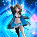 ジャケットの下には大胆なダンス衣装！『デレマス』より「高垣楓」1/7スケールフィギュアが予約受付開始ーブラックライトを当てることで青く発光