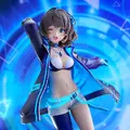 ジャケットの下には大胆なダンス衣装！『デレマス』より「高垣楓」1/7スケールフィギュアが予約受付開始ーブラックライトを当てることで青く発光