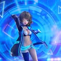 ジャケットの下には大胆なダンス衣装！『デレマス』より「高垣楓」1/7スケールフィギュアが予約受付開始ーブラックライトを当てることで青く発光
