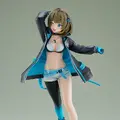 ジャケットの下には大胆なダンス衣装！『デレマス』より「高垣楓」1/7スケールフィギュアが予約受付開始ーブラックライトを当てることで青く発光