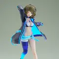 ジャケットの下には大胆なダンス衣装！『デレマス』より「高垣楓」1/7スケールフィギュアが予約受付開始ーブラックライトを当てることで青く発光