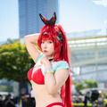 レッドフード（水着ver.）『勝利の女神:NIKKE』／僕プリ（X：@kimimo_purin）