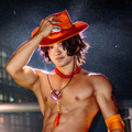 エース「ONE PIECE」／拳タロウ（X：@Light_Middle_K）