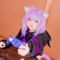 猫又おかゆ／ちろ（X：@suyamaaaaaa）、撮影：月原（X：@tukihara_lgk）