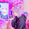 猫又おかゆ／ちろ（X：@suyamaaaaaa）、撮影：月原（X：@tukihara_lgk）