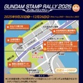 抽選でガンプラが当たるかも？お台場を巡ってユニコーンガンダムを完成させる「ガンダムスタンプラリー2025」が開催決定
