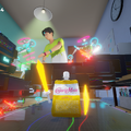 大流行した“カロリーメイト”3Dアクションゲームに続編！中村悠一、杉田智和らに加え、大塚明夫演じる「リキッド」も引き続き参戦