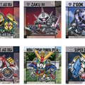 昔懐かしい「元祖SDガンダム」シール付きスナックに第2弾！「νガンダムHWS」や「サイサリス」まで全33種―描き下ろしの「ペーネロペー」らも収録