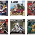 昔懐かしい「元祖SDガンダム」シール付きスナックに第2弾！「νガンダムHWS」や「サイサリス」まで全33種―描き下ろしの「ペーネロペー」らも収録