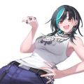 車両左側にデザインされている輪堂千速さん