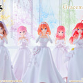 「五等分の花嫁」新作一番くじの全ラインナップ公開！五つ子がウェディングドレス姿で立体化、それぞれの「ときめき顔」にも注目
