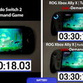 「スイッチ2」vs「ROG Xbox Ally X」の性能比較。スペック的に優位なのは？