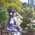 園田海未「ラブライブ!」／中野べこ（X：@bacon1007cos2nd）、撮影：ダリ（X：@dali_cameko）