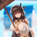 目のやり場に困るミルクメイド柄ビキニ…！『アズレン』より「樫野」が着せ替え衣装「フレッシュ＆スウィート！」の姿で立体化