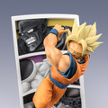 ドラゴンボールZより「スーパーサイヤ人孫悟空」が立体化！背景にはピッコロ大魔王、フリーザ、セルたち歴代の強敵をレリーフ台座で再現