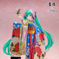 お値段約20万円の「初音ミク」日本人形フィギュアが可憐で美しい…！イラストレーター・藤ちょこ氏による描き下ろしイラストをもと立体化