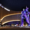 「実物大ν（ニュー）ガンダム立像」冬季限定25-26Ver.ライトアップ　※画像はイメージです