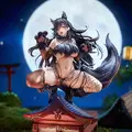 狼の如き衣装がセクシーかつ刺激的すぎる…！『アズレン』愛宕の着せ替え「月夜のお姉さん狼」がフィギュア化