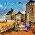 『ゼルダの伝説 神々のトライフォース』から剣を振るうリンクの姿