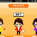 5種類から好きな音を選択。ドット絵になったメンバーもかわいい