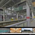 誰もいない異空間の様相に