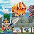 リアルドット絵ツール「クイックセルズ」誕生！5mm角ブロックを組み立て水で固める