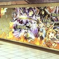 『戦国炎舞 -KIZNA-』新宿駅に巨大ポスターが登場！リアルカードをはがしてプレゼントがもらえるキャンペーンが開始