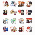 『FGO』お正月LINEスタンプ第2弾発売！日本ゆかりのサーヴァント達が年末年始を彩る