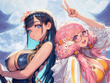 またムチムチだ！！『Stellar Blade』『NIKKE』SHIFT UP新作のキャライラストが公開―セクシー衣装身に纏う黒髪美女やもこもこピンク眼鏡美少女 画像
