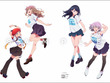 表紙カバーは宝多六花、南夢芽ら7人の水着姿を描き下ろし！「グリッドマン ユニバース」ヒロインの最新イラスト200点以上を集めた書籍が新発売 画像
