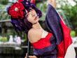 【コスプレ】『FGO』葛飾北斎の着物姿が雅やか！キリリとした表情と威風堂々とした立ち姿に思わずドキッ【写真11枚】 画像