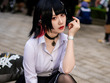 【コスプレ】『ゼンゼロ』エレン・ジョーの女子高生姿にドキッ！黒タイツに映える美脚にも注目【写真10枚】 画像
