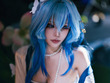 【コスプレ】『鳴潮』ショア・キーパーの漢服姿が儚げで美しい！スレンダーな台湾美女による仙女感がすごい【写真9枚】 画像
